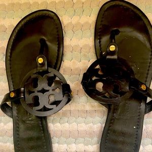 Tory Burch, black Miller sandals